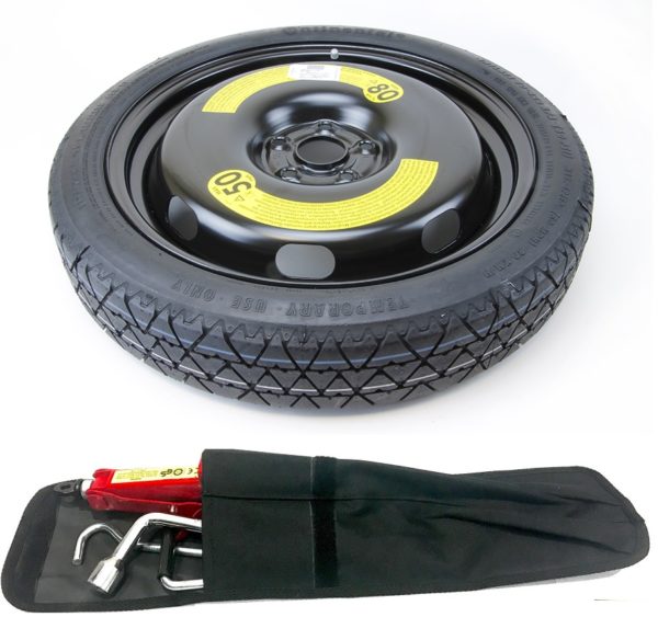Audi A3 (2012-present day) 18" SPACE SAVER SPARE WHEEL AND TOOL KIT-0
