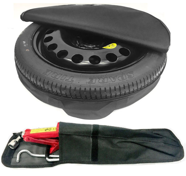 BMW 5 Series (2004-2010) 17" SPACE SAVER SPARE WHEEL AND TOOL KIT & COVER BAG-0